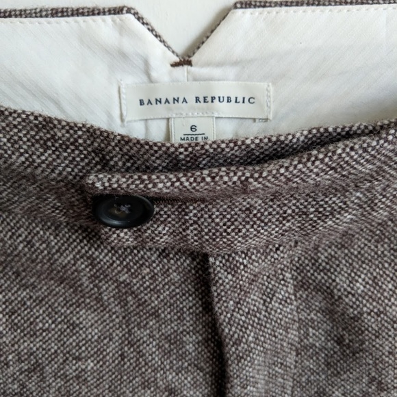 [Banana Republic] Wool Blend Wide Leg Trousers - Picture 4 of 8
